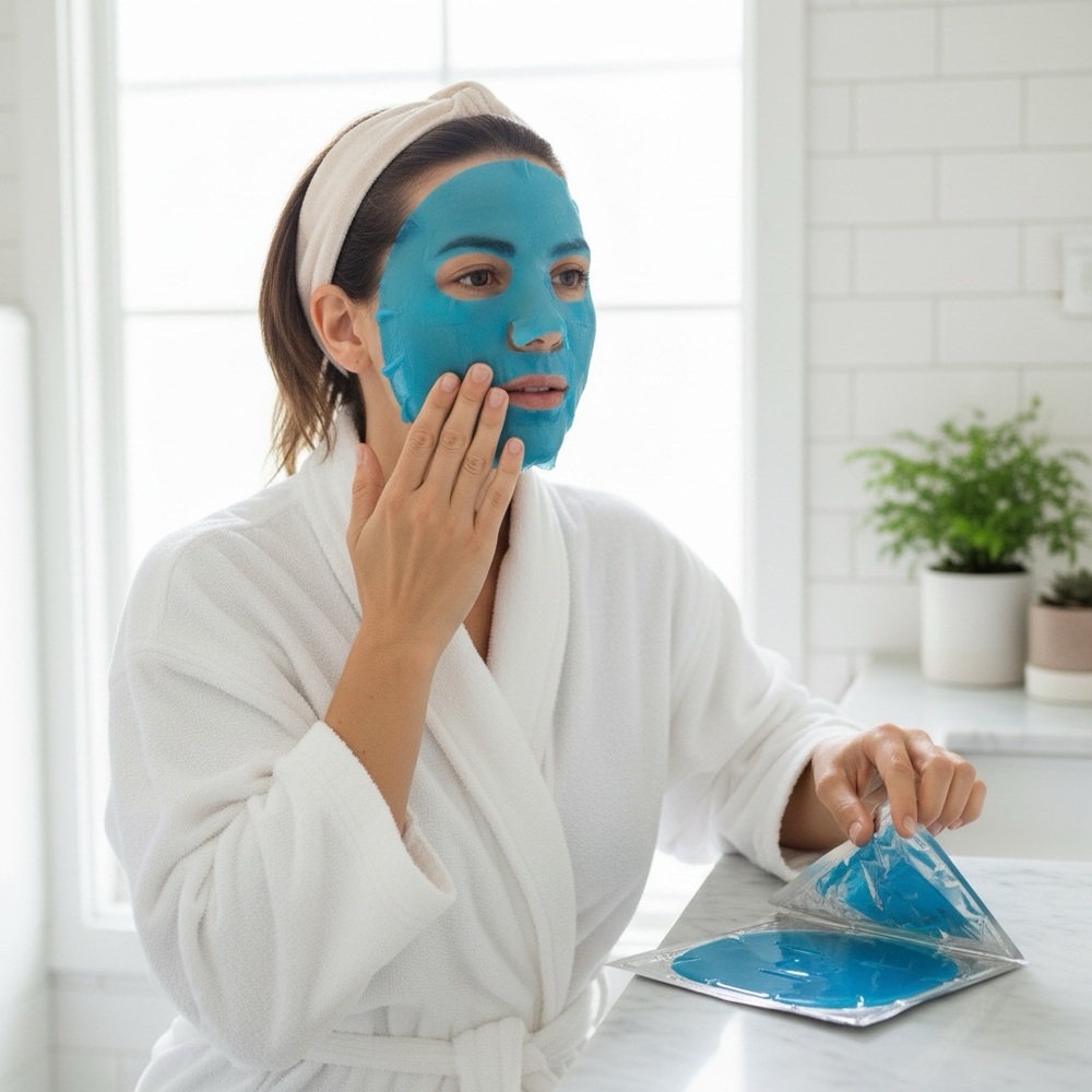 Glacier Ice Age-Defying Face Mask Vitamin E Single ONE Mask $300 MSRP - Picture 8 of 14